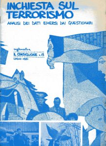  Inchiesta sul terrorismo, analisi dei dati emersi dai questionari. Supplemento a Il consiglione n° 13 luglio 1980