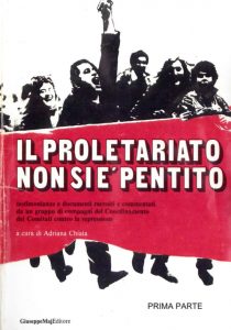 151 il proletariato non si è pentito - a cura di Adriana Chiaia, luglio 1984