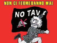 Non ci fermeranno mai. Ora e sempre NOTAV  adesivo 6