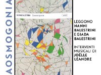 Cosmogonia  Nanni Balestrini, Giada balestrini, Joelle Léandre