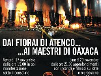 Dai fiorai di Atenco ... ai maestri di Oxaca